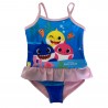Costume intero "Baby shark" rosa chiaro