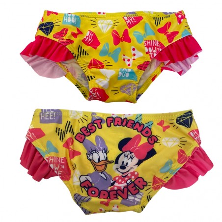 Costume mutandina "Best Friends Disney" con ruches giallo