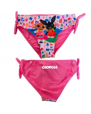 Costume mutandina bimba "Bing" rosa