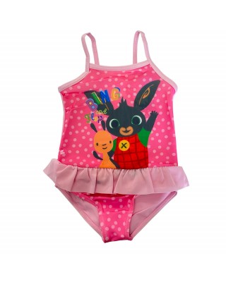Costume intero bimba "Bing" rosa