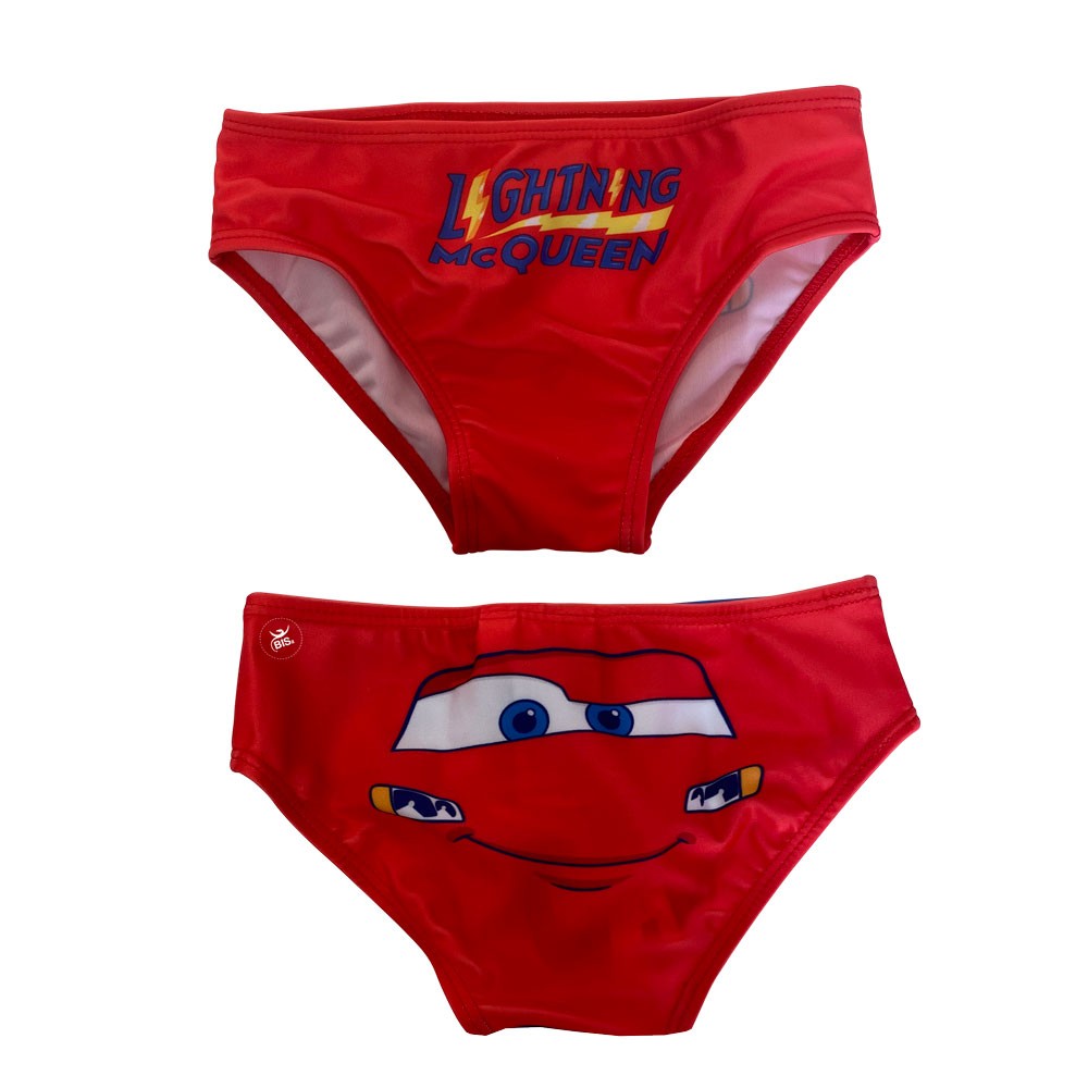 Costume bimbo mutandina "Cars" rosso