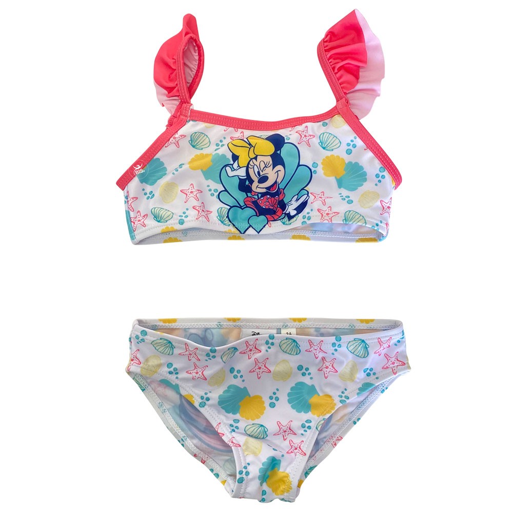 Bikini bimba disney "Minnie" bordino fuxia