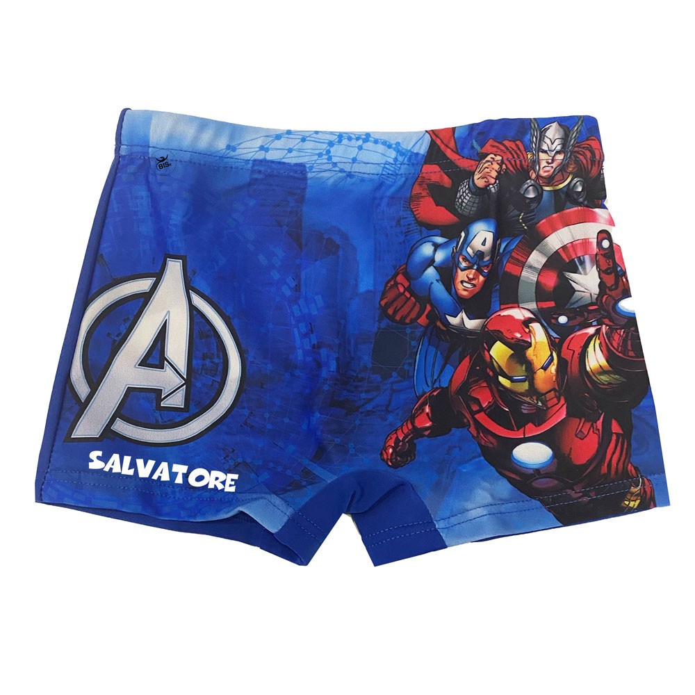 Boxer da mare "The Avengers" blu