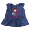 Summer romper suit with cherries "Sorry for the delay..."