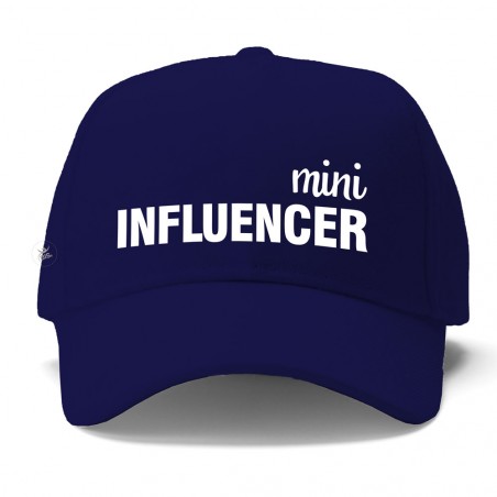 Cappellino con visiera per bambini "Mini influencer"