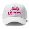 Cappellino con visiera "corona e nome"