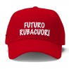 Cappellino bimbo con visiera rosso