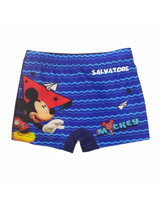 Boxer da mare "Mickey mouse"  blu