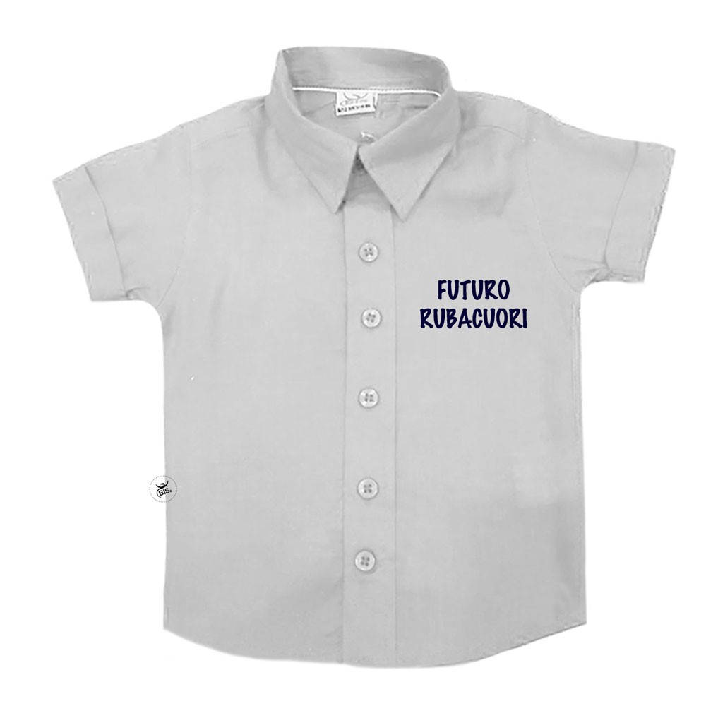 Camicia bimbo "Futuro Rubacuori" bianco