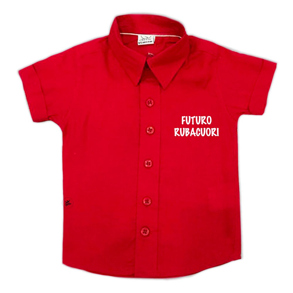 Camicia bimbo "Futuro Rubacuori" rosso