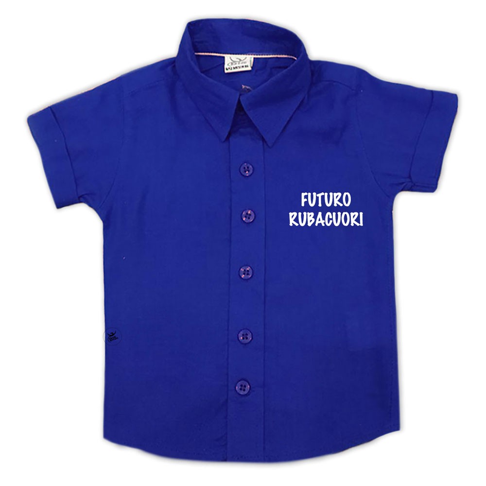 Camicia bimbo "Futuro Rubacuori" blu