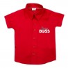 Camicia bimbo "Mini Boss" rosso