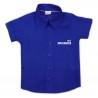 Camicia bimbo "Mini Influencer" blu