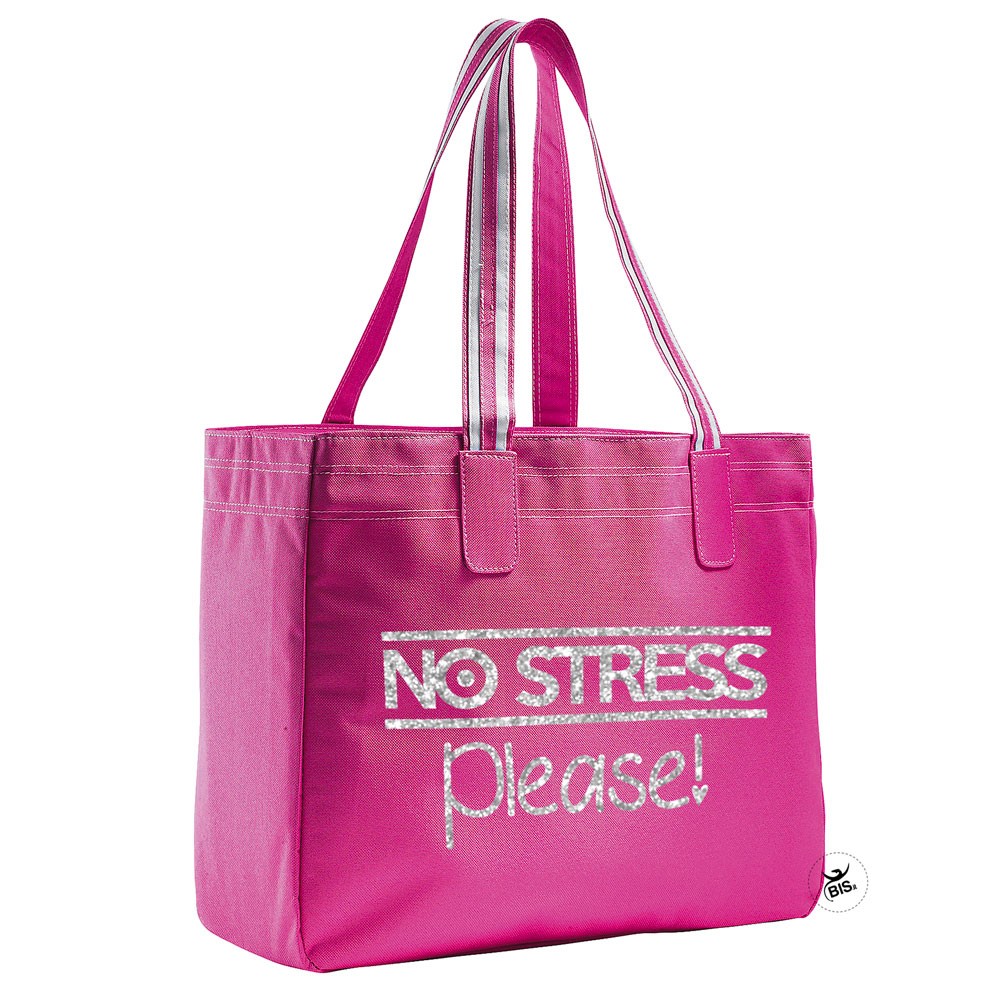 Borsa Mare COLOR "No stress please!" fuxia