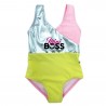 Costume bimba "Mini Boss" giallo