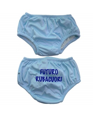 Costume pannolino neonato azzurro