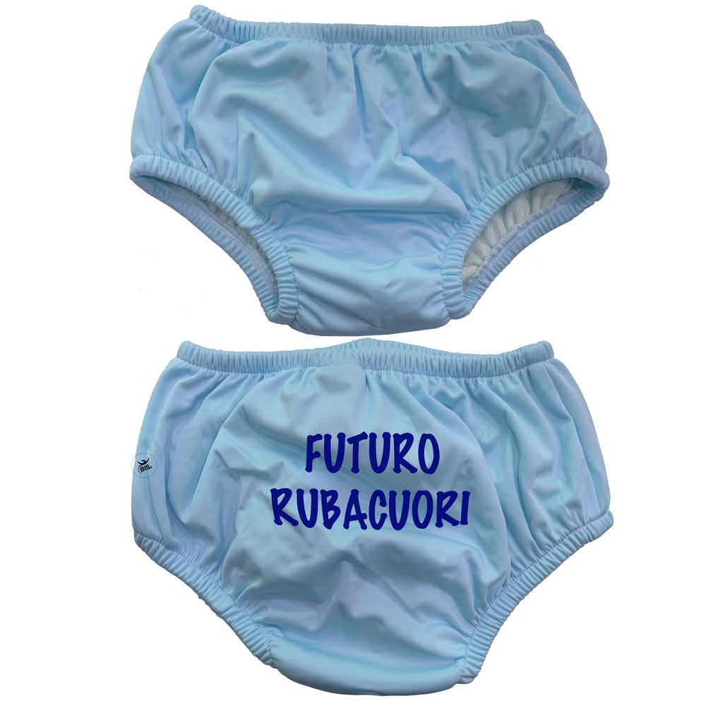 Costume pannolino neonato azzurro