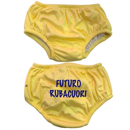 Costume pannolino neonato giallo