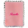 copertina disney Minnie con nome disegno a matita rosa