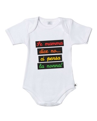 Baby bodysuit "If mom says...