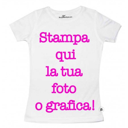 Maglietta bambina personalizzabile
