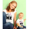 2 T-shirt coordinate MAMMA - FIGLIA  "Me"- "Mini me"
