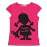 T-shirt bimba mezza manica "Piccola si, tonta no"