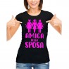 T-shirt donna  "Amica della sposa"