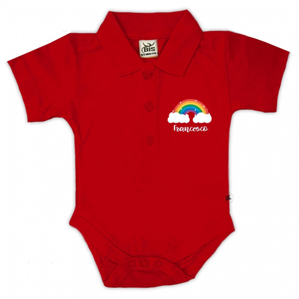 Body Polo Personalizzato "arcobaleno" da personalizzare