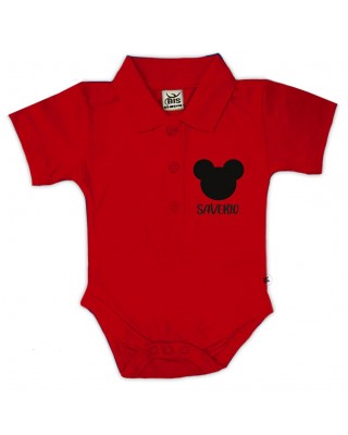 Body Polo Personalizzato "Topino e nome"