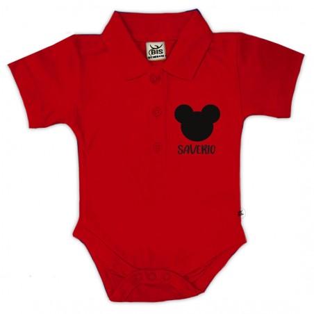 Body Polo Personalizzato "Topino e nome"