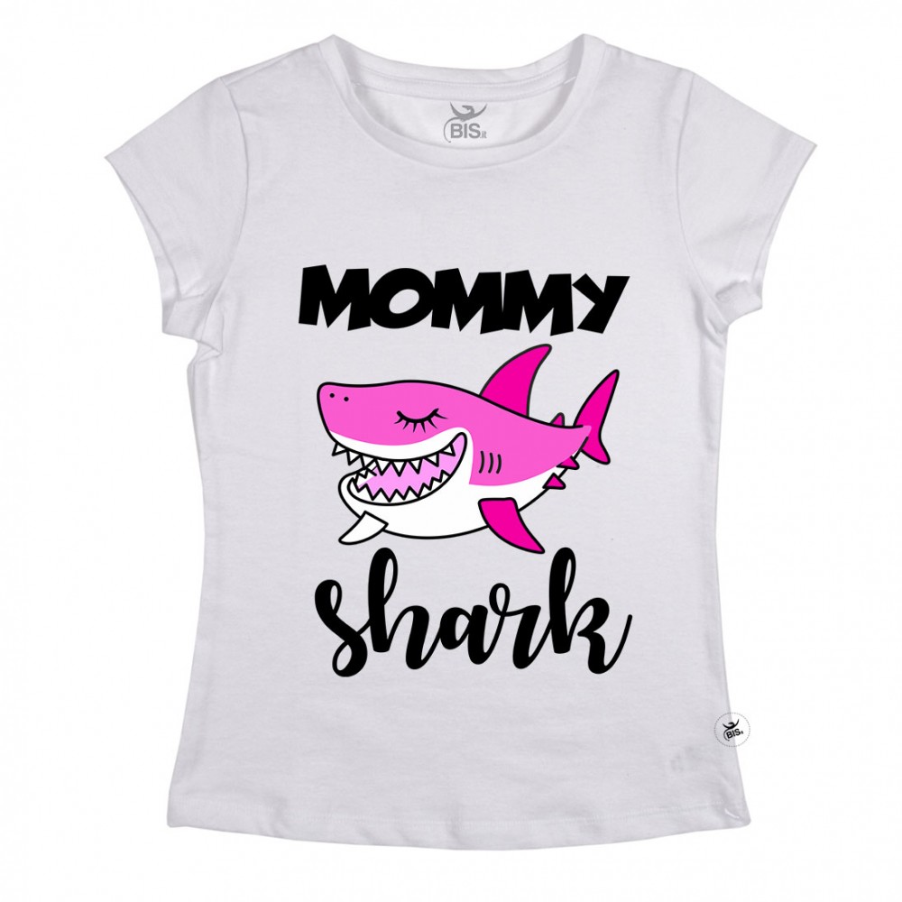 T-shirt Donna  "Mommy shark"