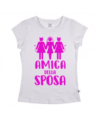 T-shirt donna  "Amica della sposa"