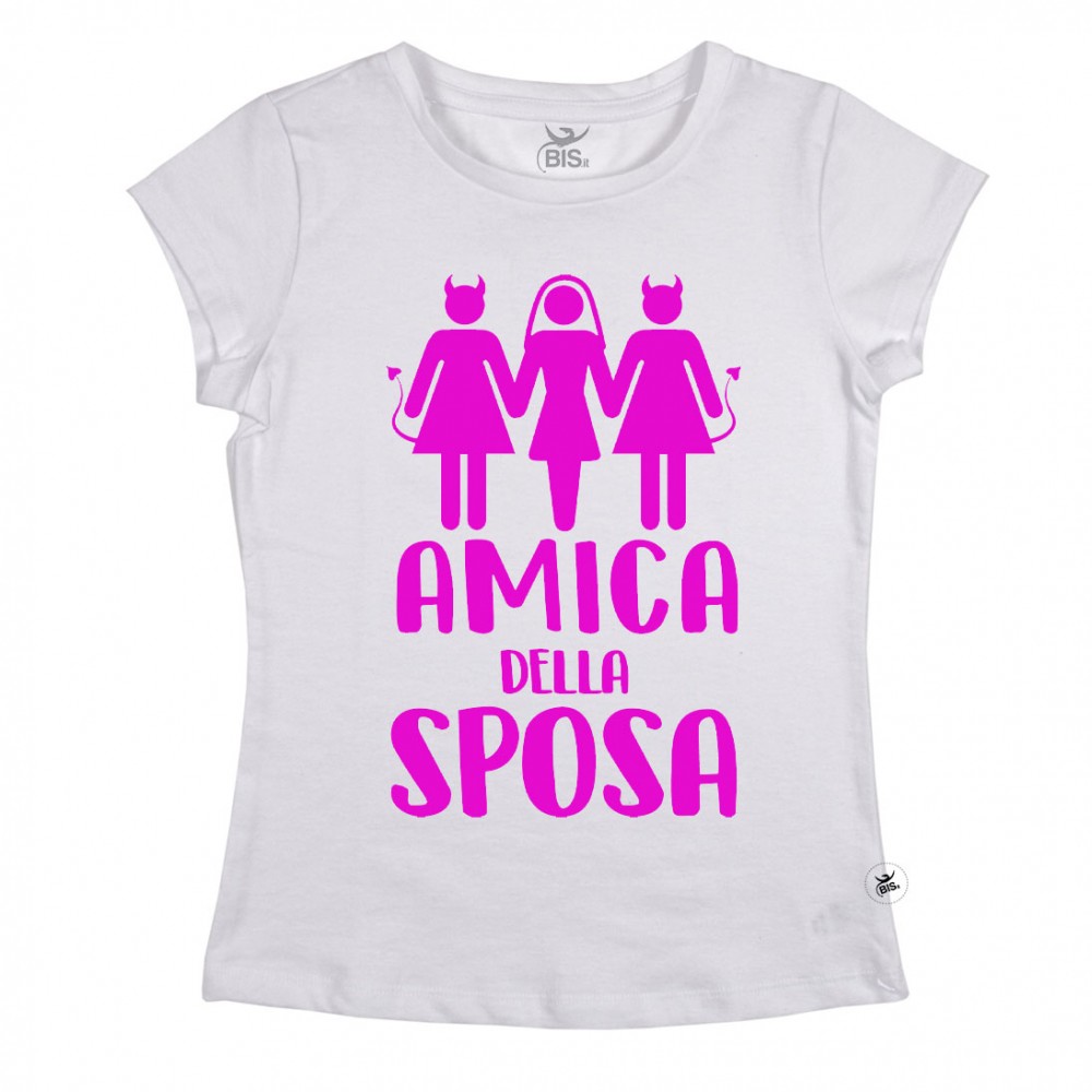 T-shirt donna  "Amica della sposa"