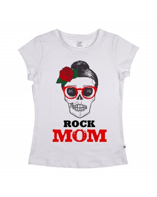 T-shirt Donna  "ROCK MOM"