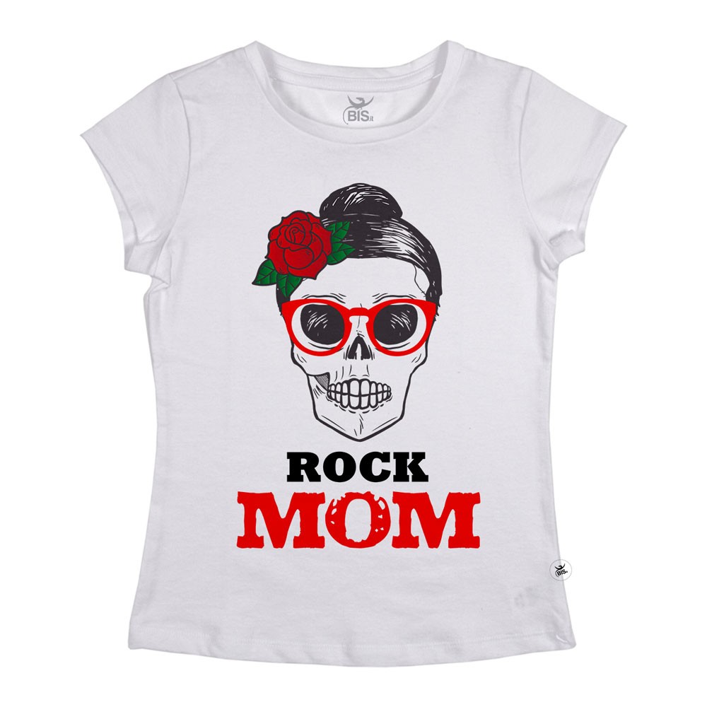 T-shirt Donna  "ROCK MOM"