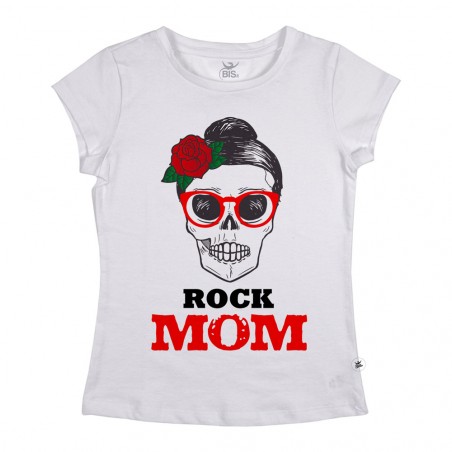T-shirt Donna  "ROCK MOM"
