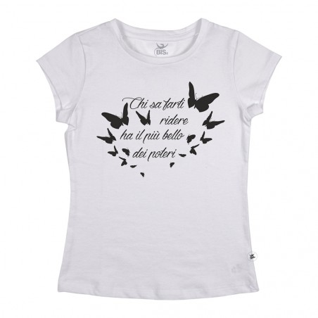 T-shirt donna manica corta "Chi sa farti ridere"