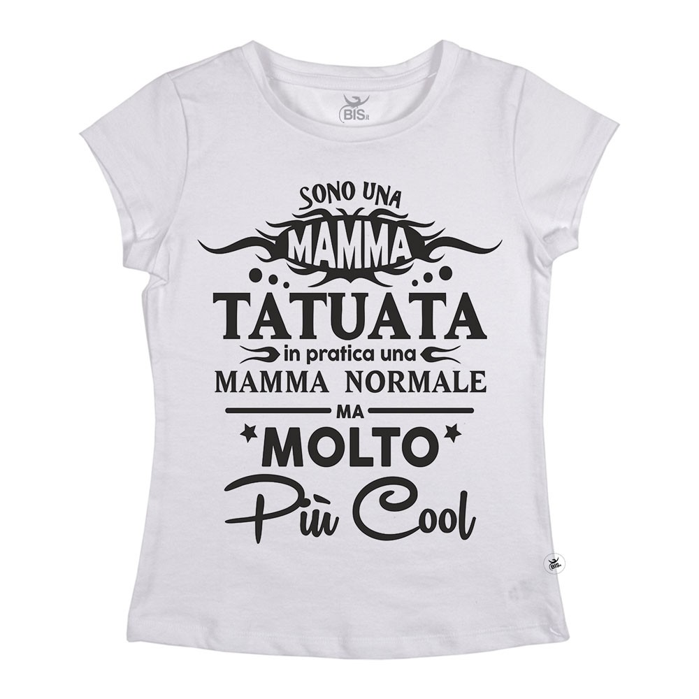 T-shirt donna manica corta "Mamma Tatuata"