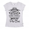 T-shirt donna manica corta "Mamma Tatuata"