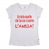 T-shirt donna manica corta "In tutto quello che faccio ci metto l'ansia"