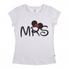 T-shirt donna manica corta "Mrs"