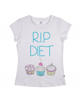 Women's T-shirt "R.I.P. DIET"