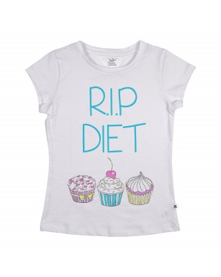 T-shirt donna "R.I.P. DIET"