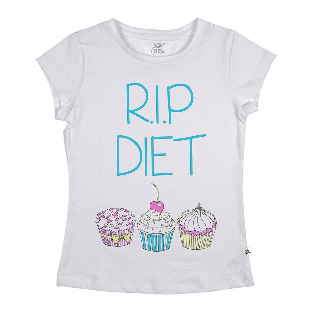 T-shirt donna "R.I.P. DIET"