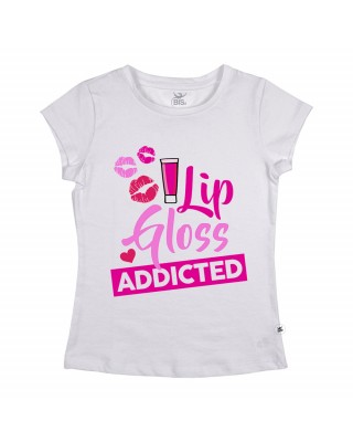 T-shirt Donna  "Lip Gloss Addicted"