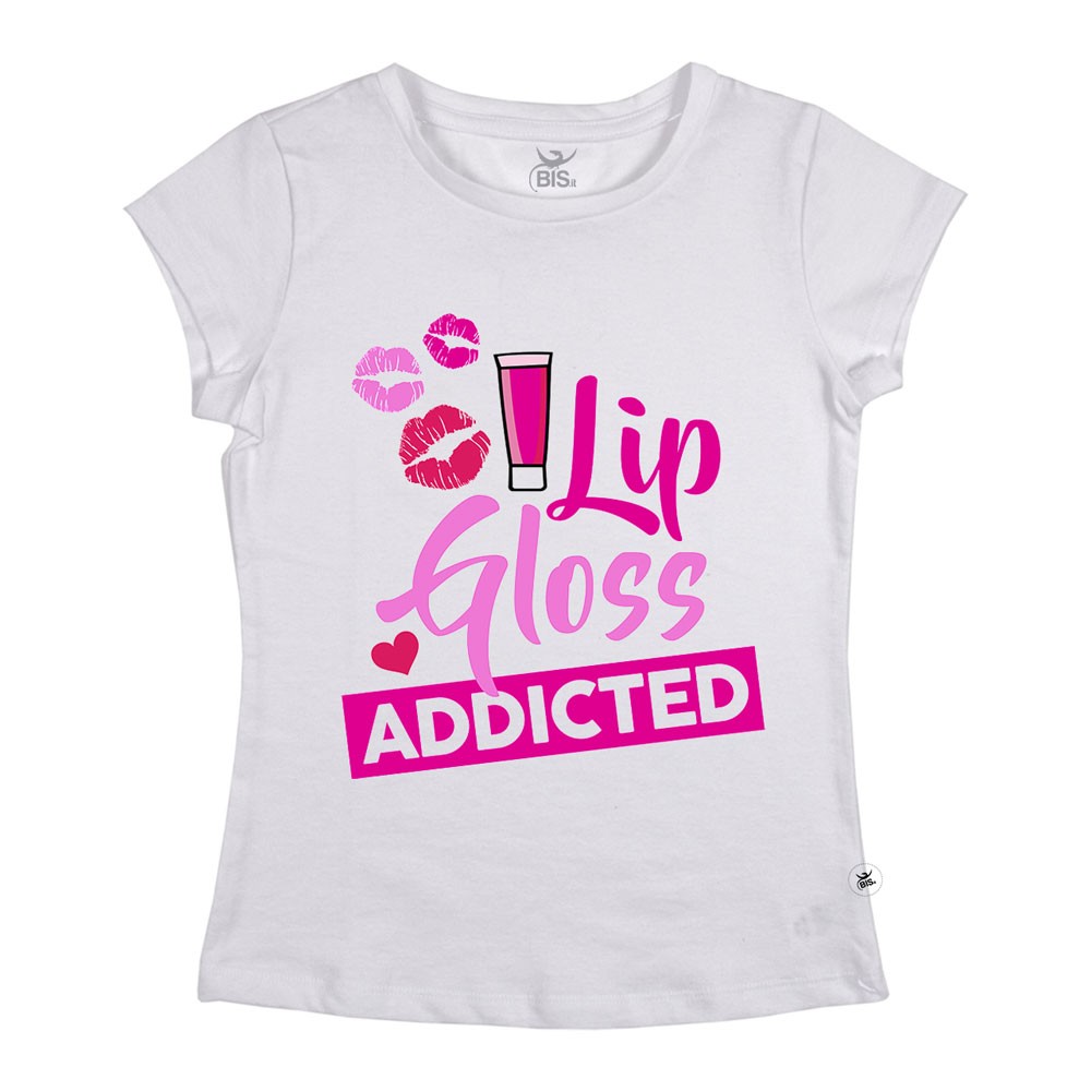 T-shirt Donna  "Lip Gloss Addicted"
