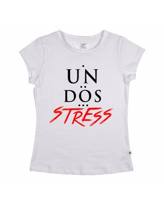 T-shirt  uomo/donna "Un-Dos-stress