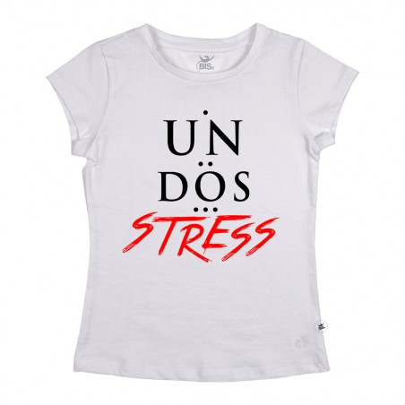 T-shirt  uomo/donna "Un-Dos-stress