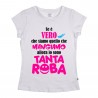T-shirt donna manica corta "Se è vero che siamo quello che mangiamo, allora io sono tanta roba"